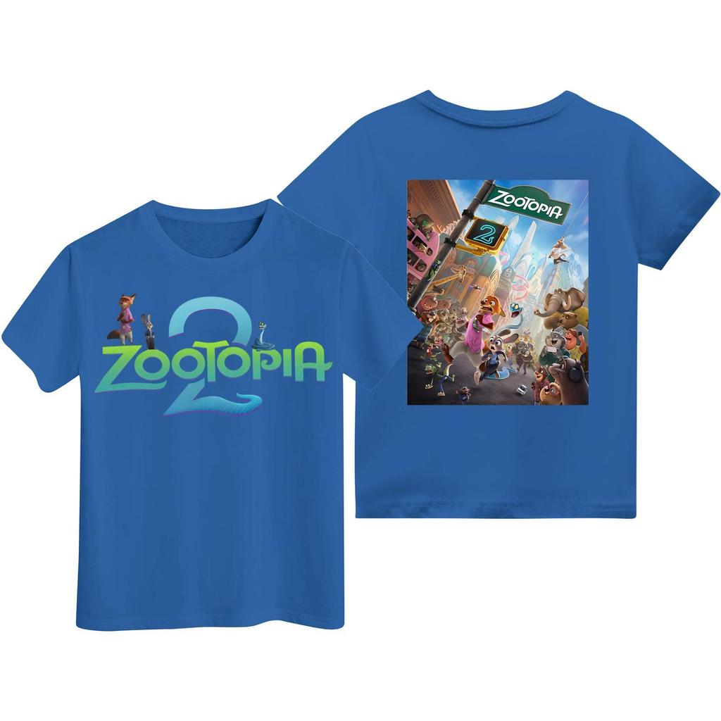 Children's Casual Fashion Cartoon Print Short-sleeved T-shirt Top