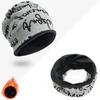 Fleece Lined Cover Head Cap Soft Plush Winter Knitted Hat Fashion Beanies Bonnet  for Women