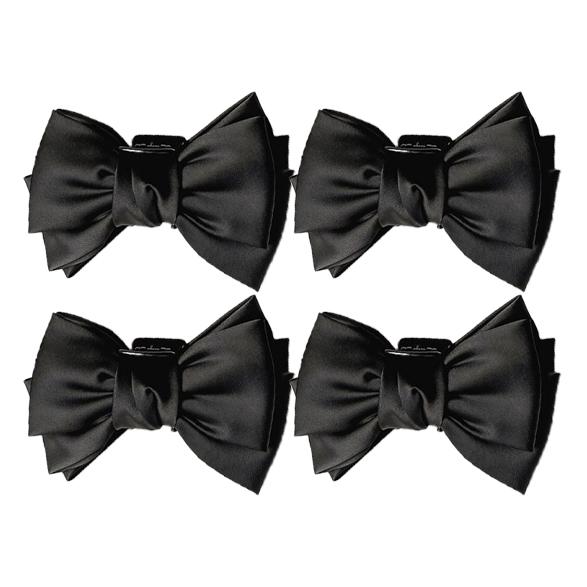 Korea large size bow hair clip elegant temperament simple style exquisite girl  claw clip fashion hair accessories