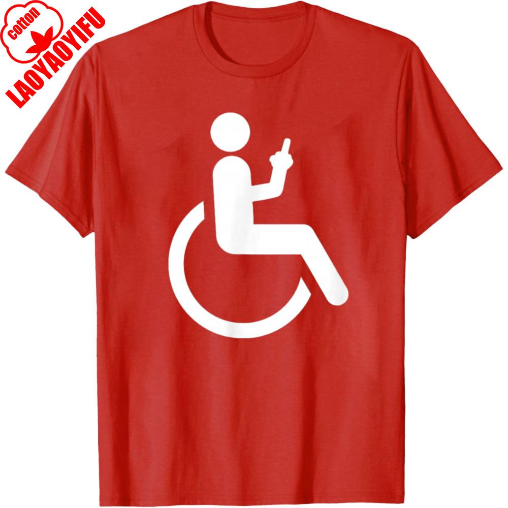 Wheelchair Access Symbol Men TShirt Cotton Casual Summer Graphic Design Gift for Disability Awareness Fashion Statement
