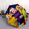 Teletubbies, Christmas Automatic Opening and Closing, 8 Rib Structure Portable Umbrella, Suitable for Men and Women In All Seasons  Perfect