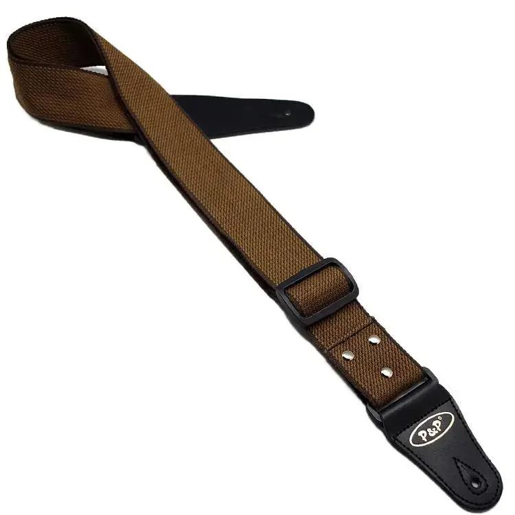 Adjustable Pure Cotton Guitar Strap  for Guitar Bass Guitar Parts Accessories  Guitar Accessories  Bass Guitar Colors Optional