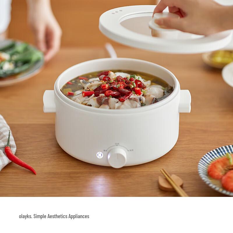 OULEKELISHI 3L Multifunctional Electric Hot Pot CN plug (adapter included)
