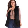 Winter Womens Warm Short Faux  Coat Jacket Sleeveless Vest  Outerwear