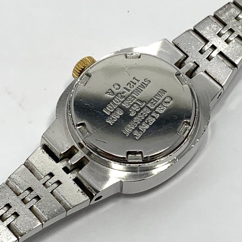 Used 486 [Cleaned] Working ORIENT Ladies Watch Orient Chamade Crystal 21J Shell Dial Manual Wind Popular Vintage