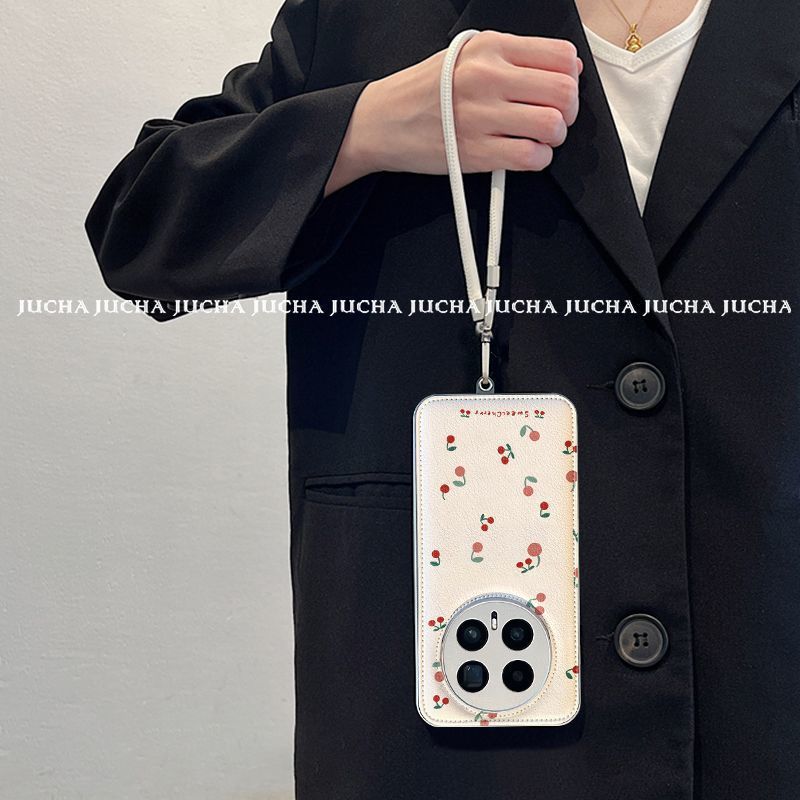 Applicable To Honor Magic8pro Mobile Phone Case Ins Wind Cold Honormagic8 Design Full Screen Red Cherry