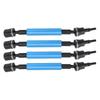 RC Car Front Rear Universal Drive Shaft Axle with Connector Remote Control Car Drive Shaft for ARRMA 1 10 Blue