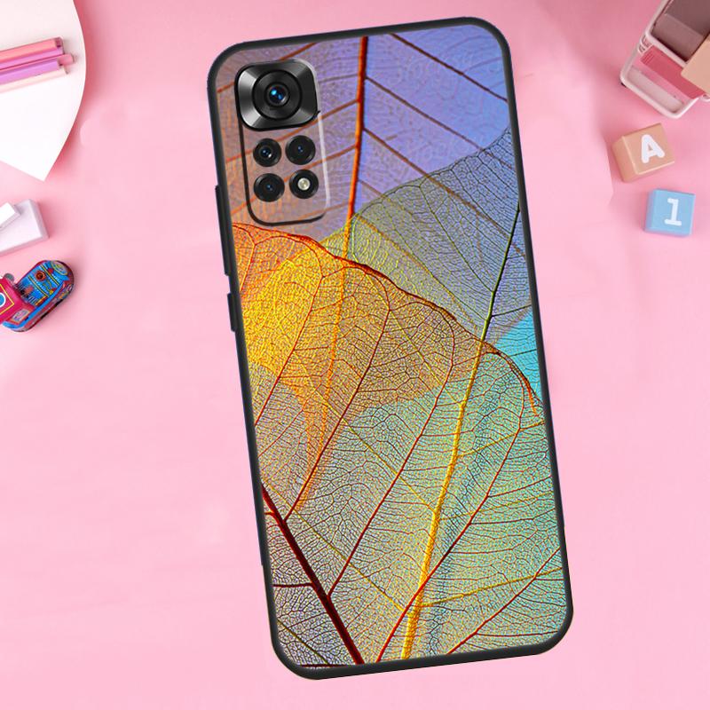 Colorful Leaves For Xiaomi Redmi Note 14 13 10 11 12 15 Pro Plus Phone Case For Redmi 15C 13C 12C 10C 14C 15