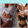 Delightful Women Lingerie Lace Dress Babydoll Underwear Set With Comfortable Elasticity