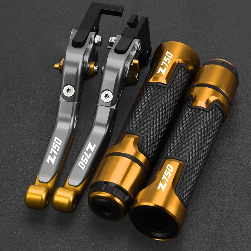 2011 2010 2009 2008 Motorcycle Brake Handle Clutch Lever CNC Aluminum Adjustable Clutch Brake Levers FOR Kawasaki Z750 2007-2012