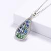 New arrivalfashion pastoral style flower pendant handmade enamel jewelry wedding birthday party necklace