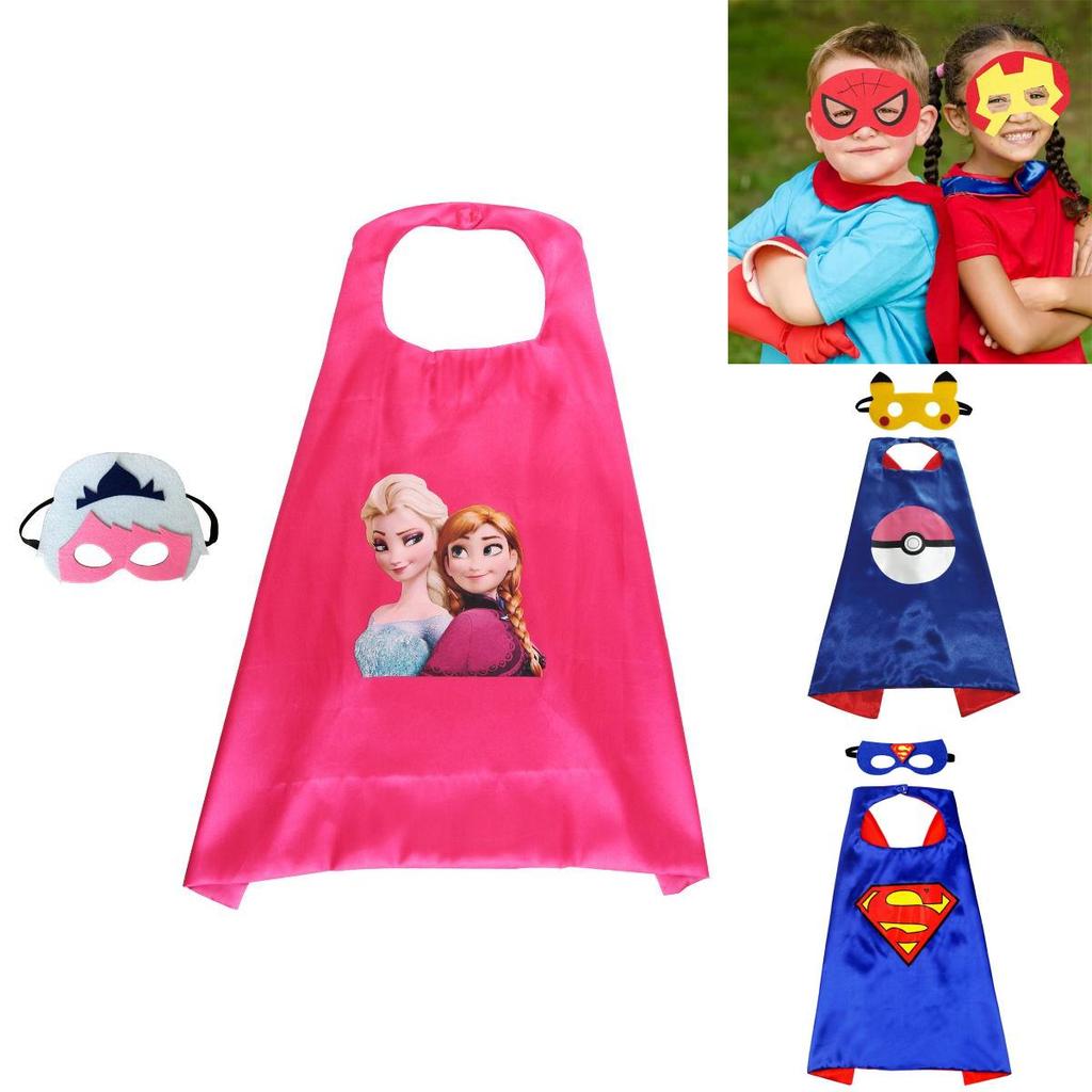 Kids Superhero Capes Set Vibrant Colors And High-quality Fabrics For Dress-up Fun