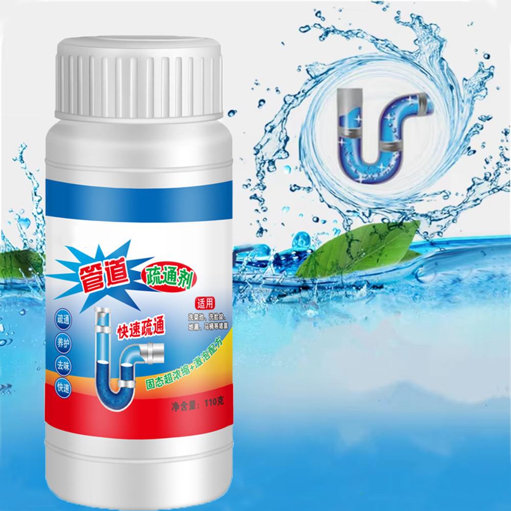 Sink Drain Bottled Powerful Cleaner Closetoilet Toilet Kitchen Odor Removal Blockage Sewer Dredging Agent Pipe 110g