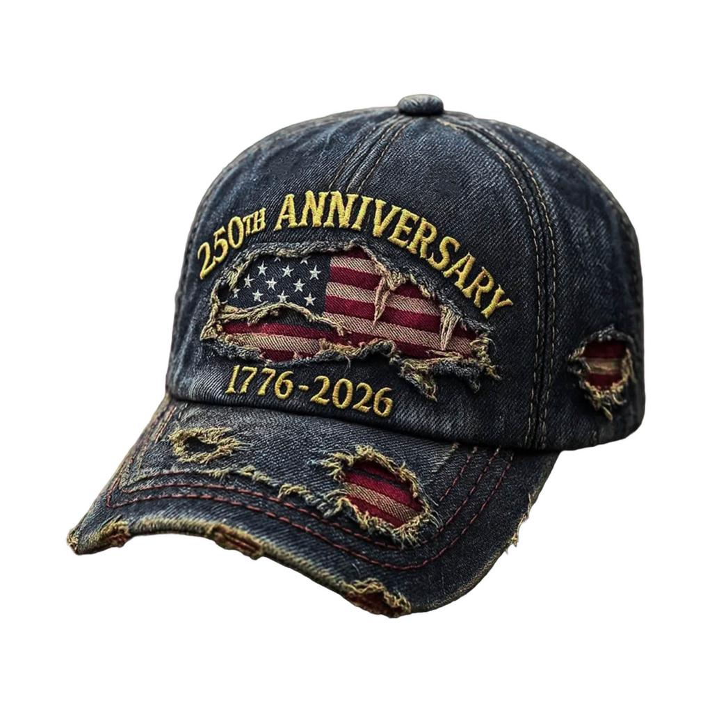 Men's And Women's Commemorative Hat, Distressed Adjustable Sun Hat, Fun Hat