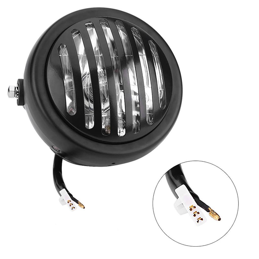 6.3 Inch Vintage Motorcycle Headlight Headlamp Grill for