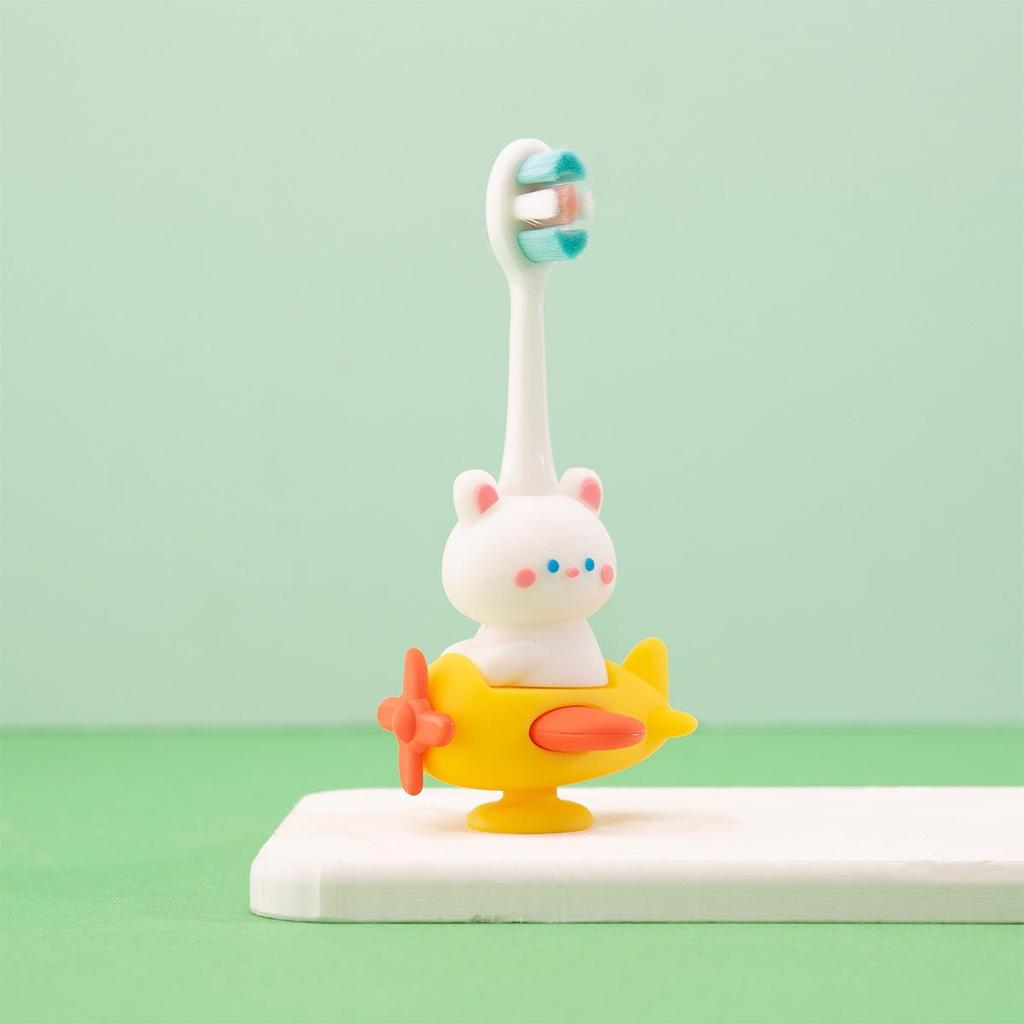 Children's Soft-Bristle Toothbrush for Teething Infants & Toddlers, Gum Protection, Cute Cartoon Design