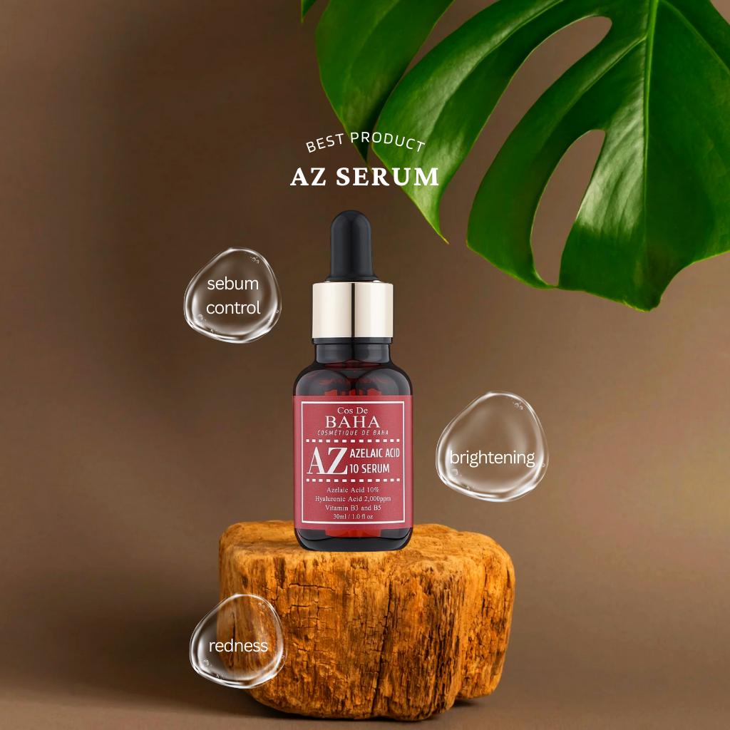 Cos De BAHA - Azelaic Acid 10% Serum (AZ) 30ml