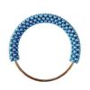 Colorful Beaded Pearl Bag Handle Round Metal Ring Braided DIY Accessory for Women Handbag Tote Craft Making Materials