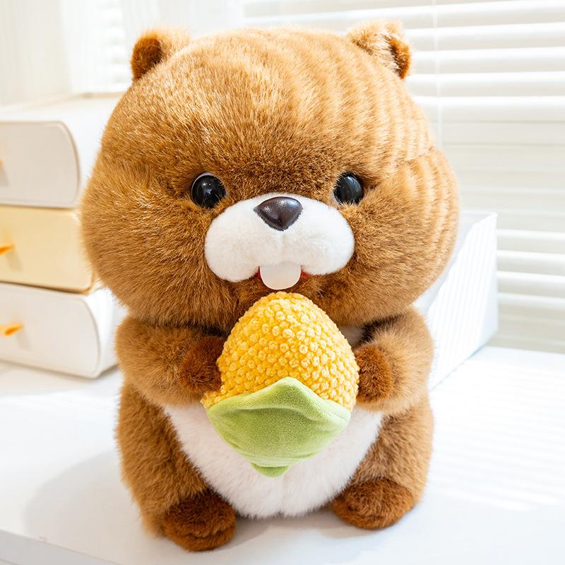 

New Corn Groundhog Plush Toy Children s Birthday Doll Creative Cute Catching Doll Gift Gift Gifts 22cm