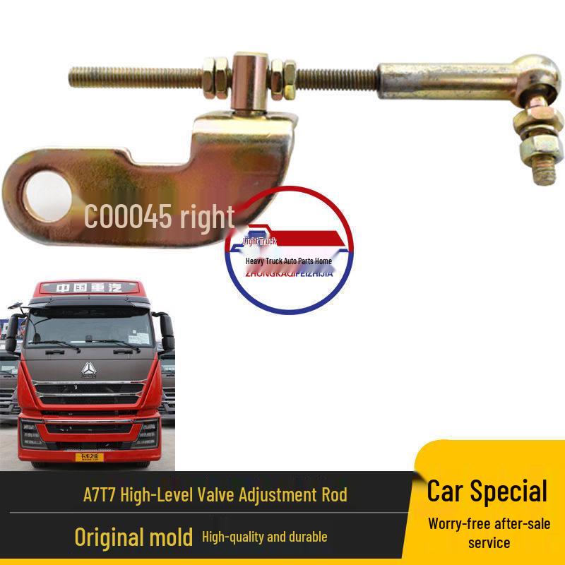HOWO A7T7 Front L/R Height Control Valve & Cab Air Spring Adjustment Rod Bracket