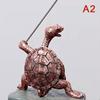 Mini kovová želva ve tvaru vonné tyčinky Meditace Buddha Stojan na tyčinky ze santalového dřeva Funny Animal Stojany na vonné tyčinky Home Decor