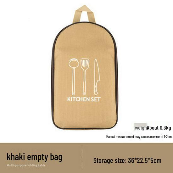 Portable Outdoor Cookware Set: Stainless Steel Cutlery, Storage Bag, and Cutting Board for Camping and Picnics.