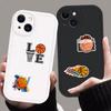 50pcs NBA Basketball Stickers: Cultural, Creative, Personalized & Waterproof for Journals, Phone Cases, and Luggage