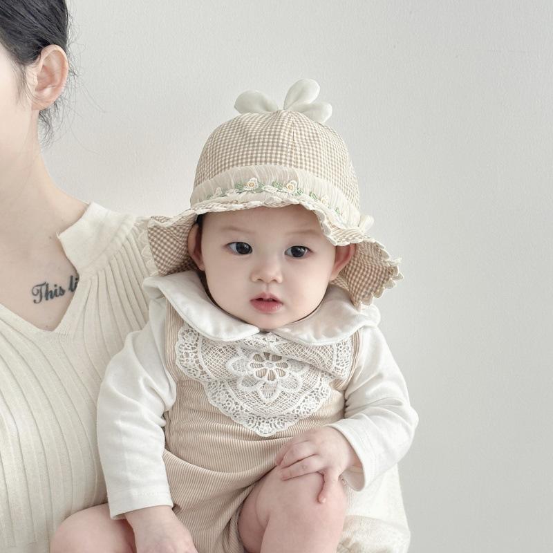 Baby Hat Spring and Autumn Cute Baby Girl Sun Hat Newborn Baby Toddler Spring Fisherman Hat Trend