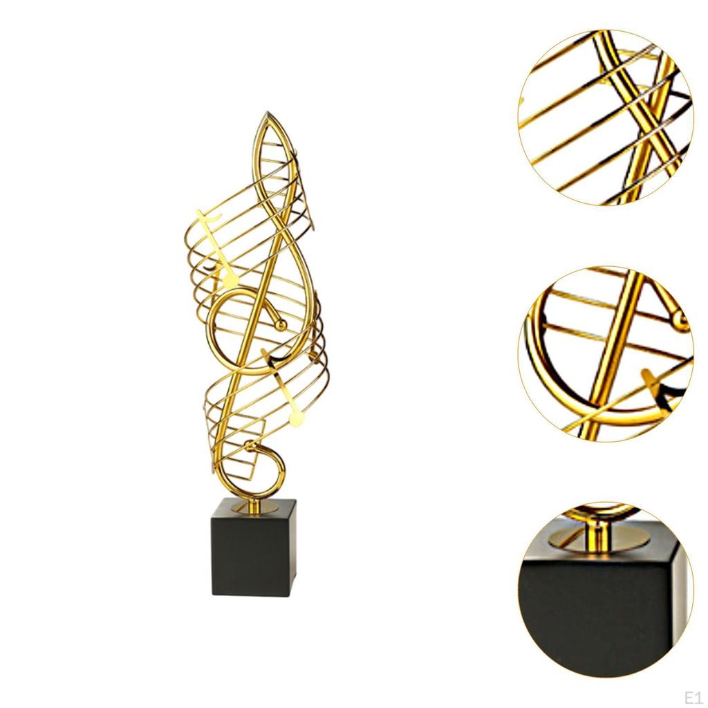 Creative Musical Note Ornament Figurine Collectible Tabletop Centerpiece for Farmhouse