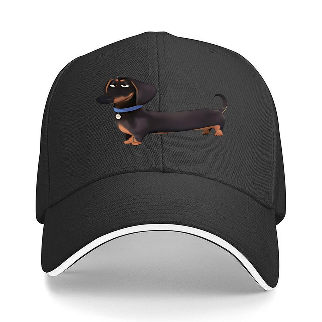 Fun Sausage Dog Print Baseball Cap Fashionable Adjustable Lightweight Durable Ideal for Hiking Sandwich Baseball Cap