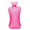 Durable PVC Hot Water Bottle 1800ML 3D Raised Dot Hot Water Bag Leak-proof Explosion-proof Warm Water Bag Winter Heating