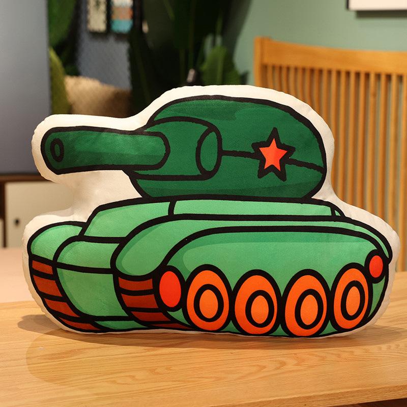 Kreatives Raketenflugzeug-Kissen für Meer, Land und Luft, Plüschtier, Astronautenpuppe, Sofakissen