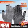 Electric Heated Gloves Touch Screen Outdoor Riding Skiing Mitten USB Heated Gloves for Riding Camping Outdoor Ski Accessories