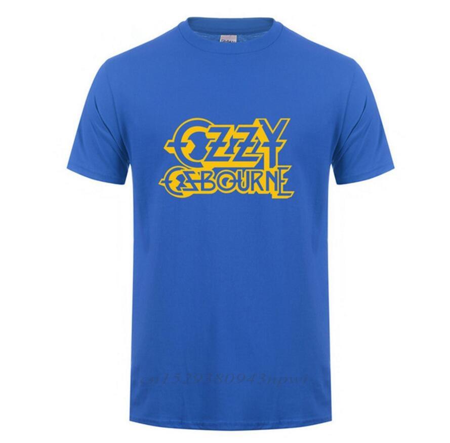 2024 Summer Ozzy Osbourne T Shirts Printed Men Brand Hip Hop Short Sleeve Tshirt Custom Printed Punk Rock Custom Tshirt