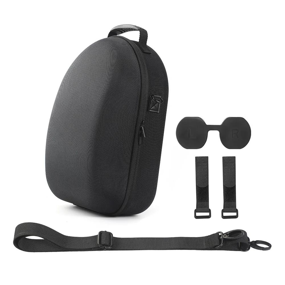 Carrying Case Bag Len Cover Anti-Drop Portable Storage Bag Cable Ties With Shoulder Strap for Meta Quest 3 VR Headset Controller