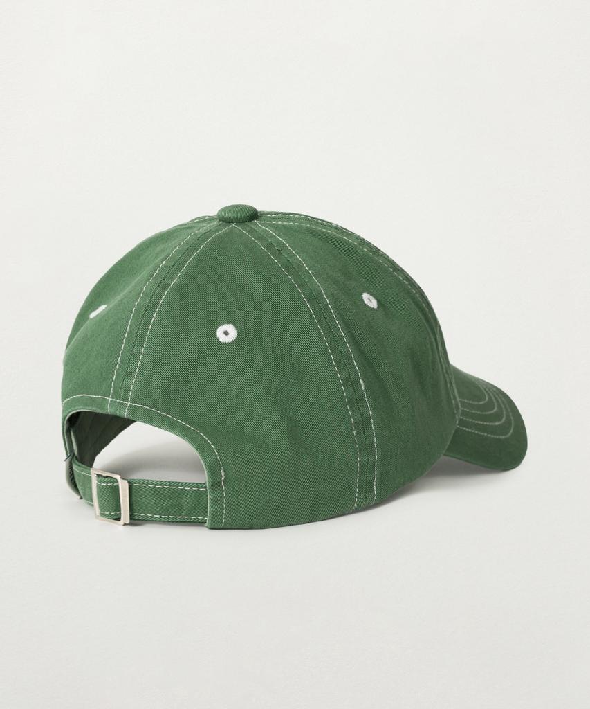 Seteo Contrast Color Stitch Dyed Ball Cap Green