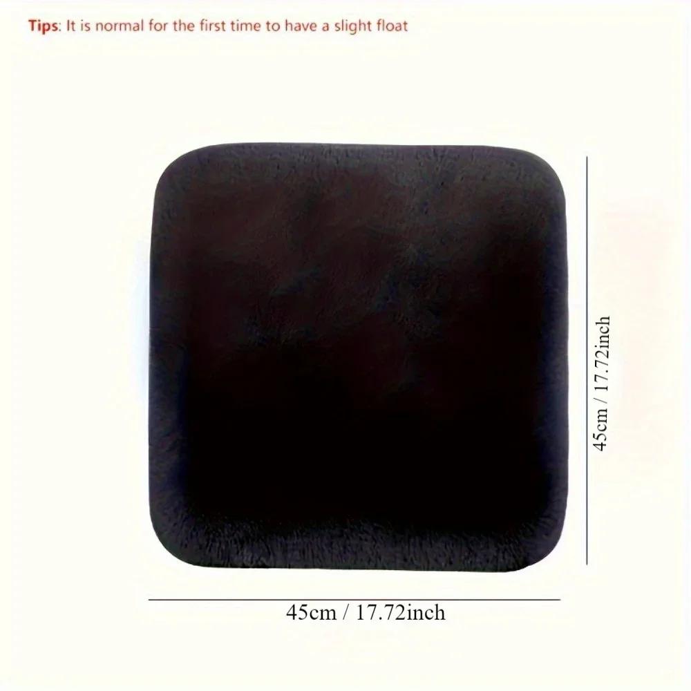 Car Seat Cushion, Plush Car Seat Cushion, Short Hair Seat Cushion, Non-slip Plush Cushion, Single Seat Model, Car Accessories