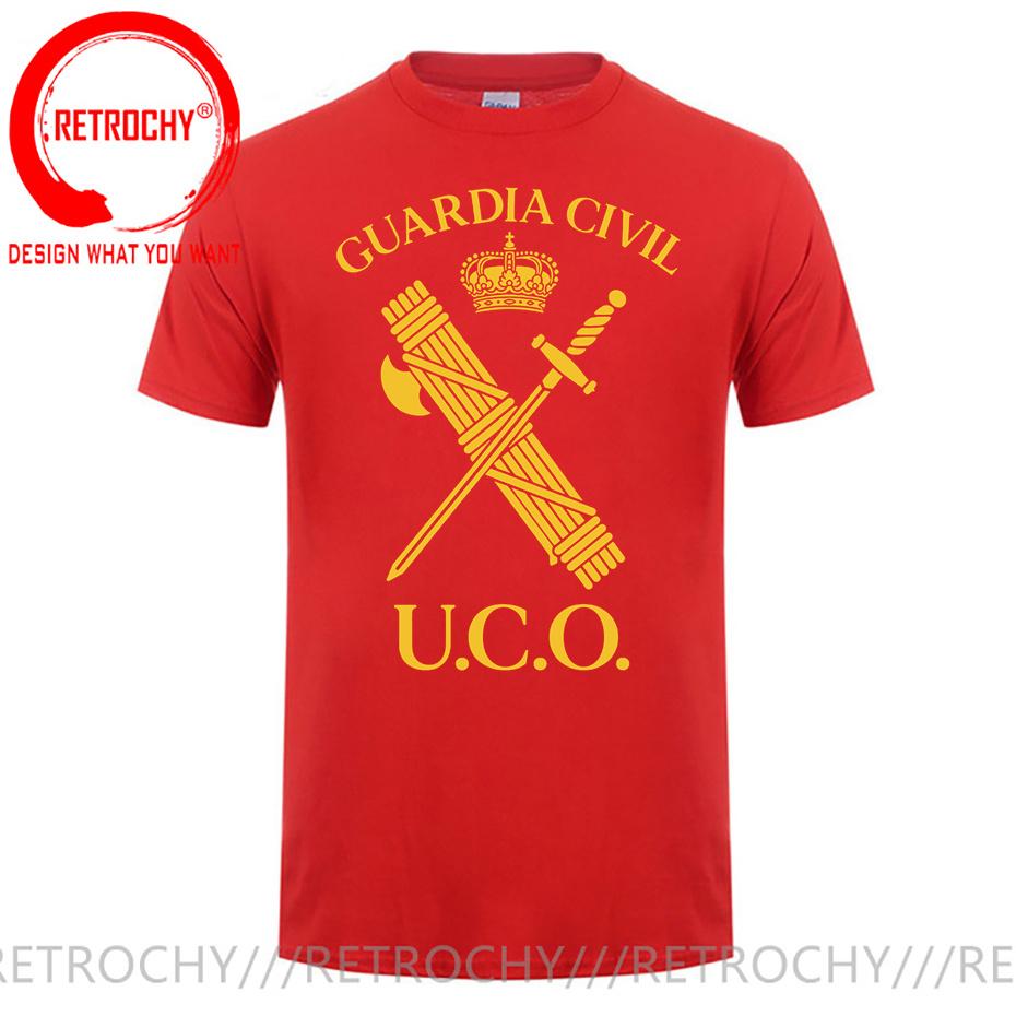 Uco Guardia Civil EspaA PolicA T Shirt Unisex Spain Guardia Civil TShirt Unisex Military Army Summer Streetwear Tops Tee Shirt