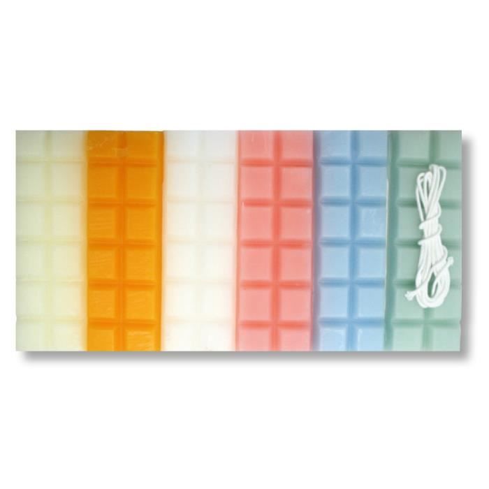 Bougie à modeler - 6 barres - Couleurs pastel -…