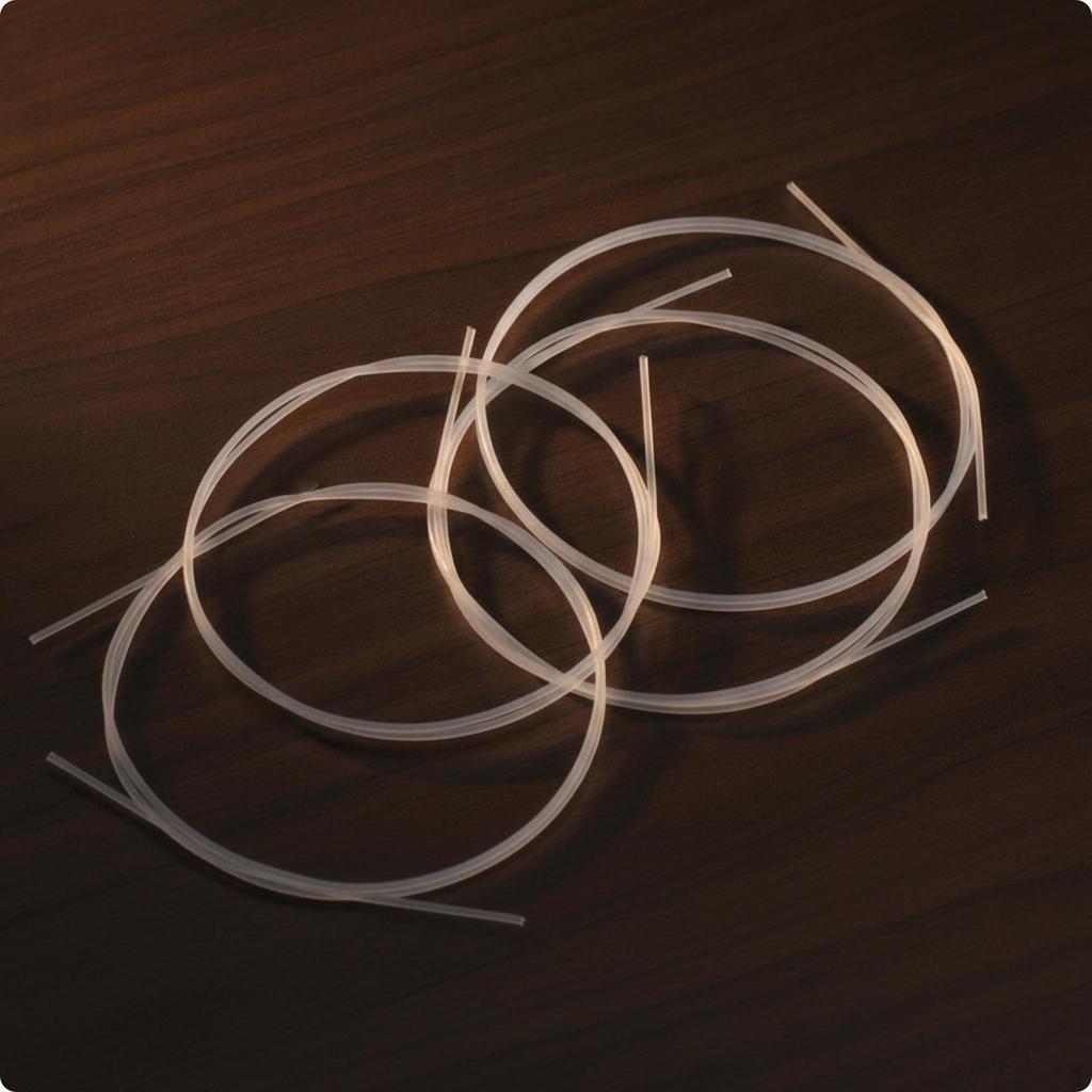 White Ukulele Strings Smooth Thin Replacement