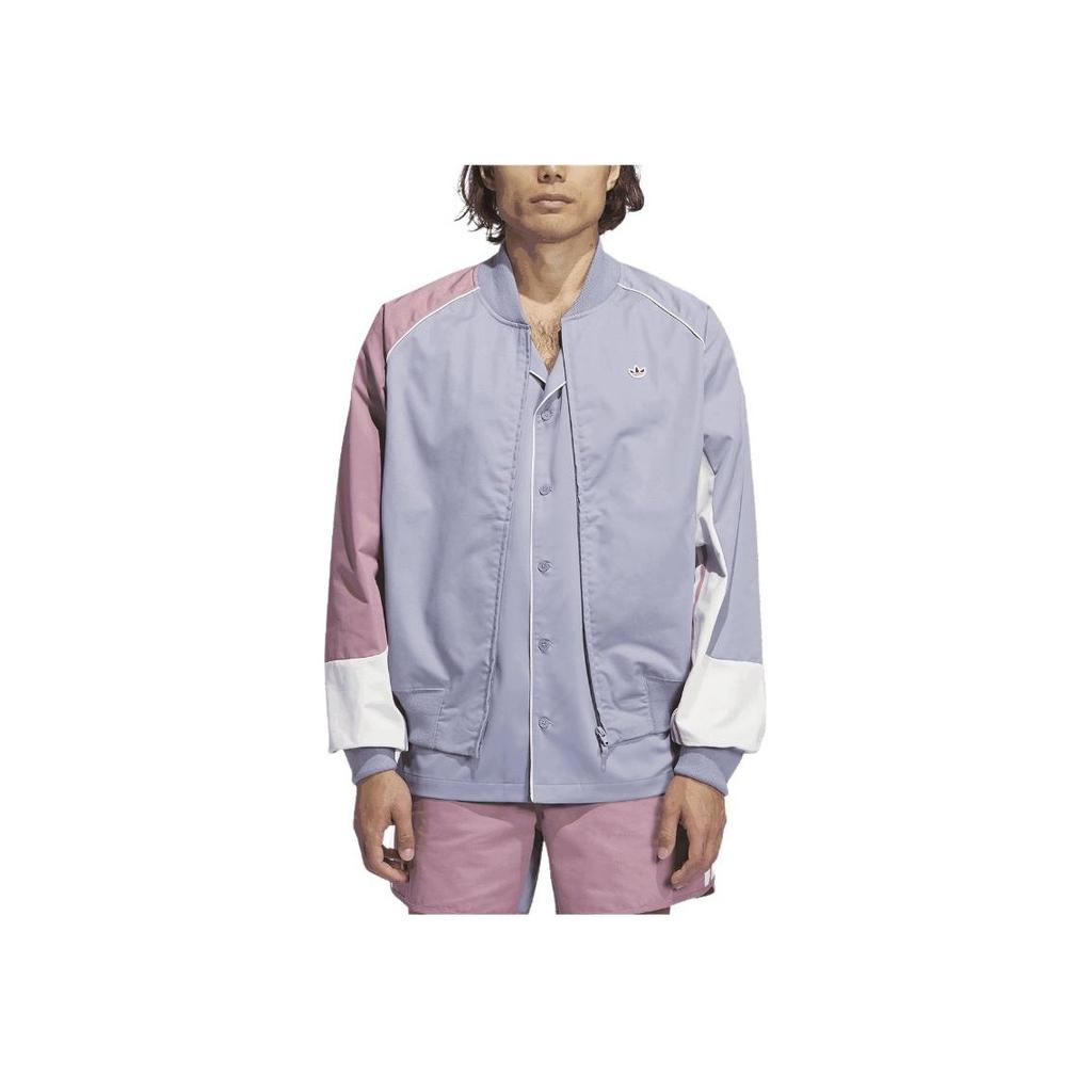 adidas x CLOT Edison Chen Collegiate Jacket Purple Unisex Streetwear IY6519