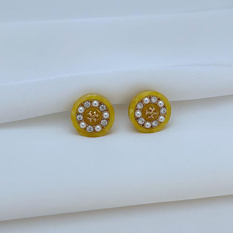 Elegant Pearl & Rhinestone Women's Stud Earrings