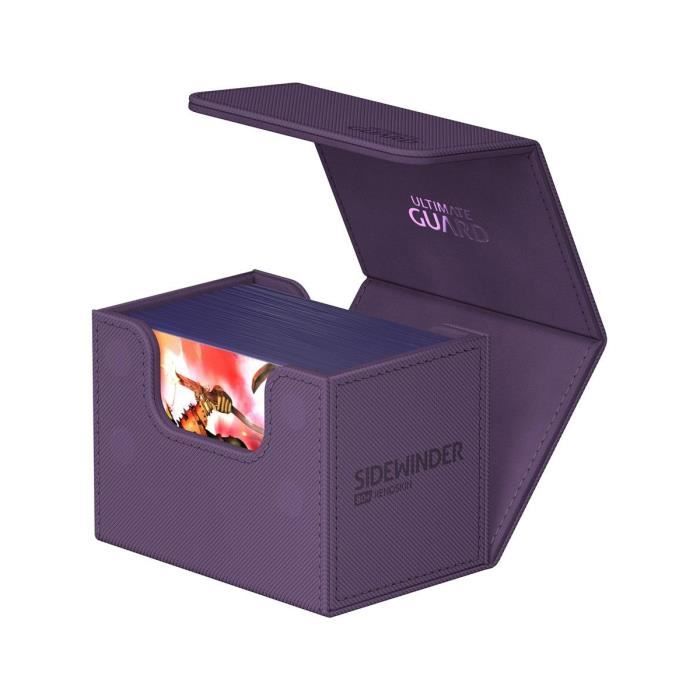 Boîte de rangement pour cartes - ULTIMATE GUARD - Sidewinder 80+ - Monocolor Violet - Mixte - Adulte