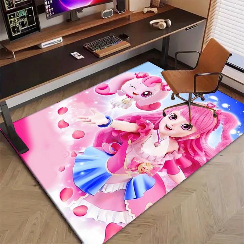 1pc Catch Teenieping Magic Sweethear (3) Design Printed Area Rug Carpet for Bedroom Living Room Home Decor Rugs Mat Non Slip Mat Rug for Bedside