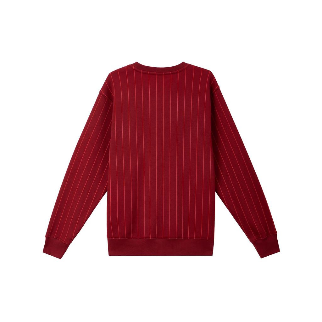 Nike Sportswear Club SS25 BB Crew JDI AOP Casual Striped Letter College Sweatshirt Men sweatshirt Red HJ2158-677