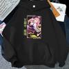 Anime Kanroji Mitsuri Print Sweatshirt Women'S Casual Top Harajuku Fashion Hooded Sweatshirt Long Sleeve