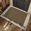 European Checkerboard Retro Border Welcome Mat Indoor and Outdoor Entrance Mat Kitchen and Bathroom Anti Slip Carpet Washable