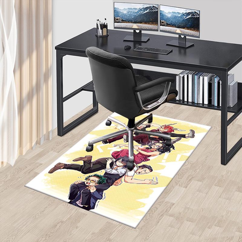 

1pc Anime Character Themed Office Chair Mat - Non-Slip Carpet for Desk, Perfect Gift for Anime Lovers, Suitable for Home Decor, Gaming Room, Seasonal 60cm by 90cm