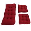 3pcs Indoor Tufted   Chair Cushions 1 Lovest and 2 U Shape Cushions for Patio Furniture Outdoor St Cushions Set