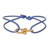Handmade Woven Couple Bracelet with Alloy Horseshoe Clasp - Adjustable and Stylish Design